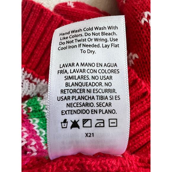 Holiday Time Pullover Crewneck Knit Christmas Tree Sweater 4T - Picture 7 of 7